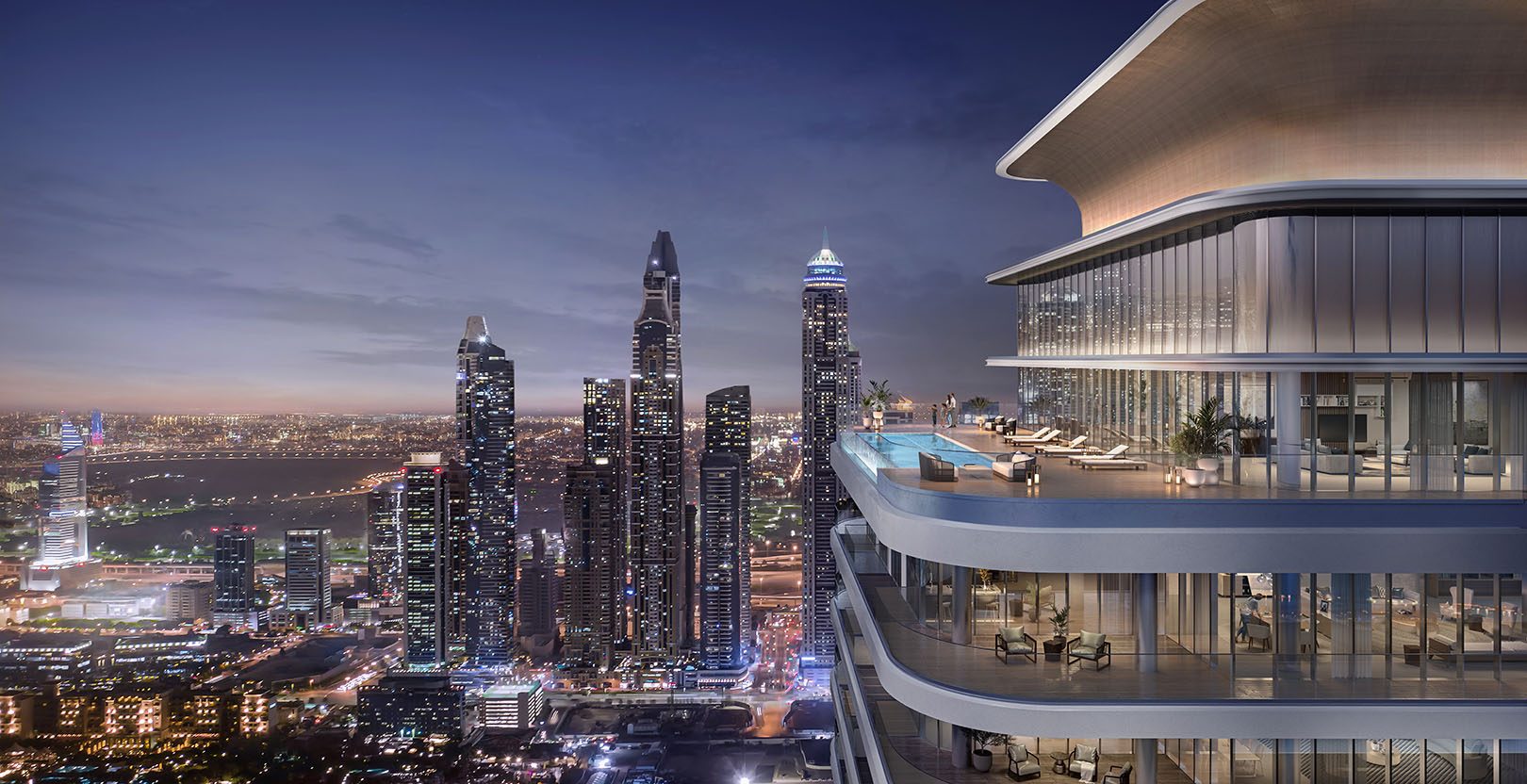 Bayview by Address Resorts · Penthouses architectural rendering