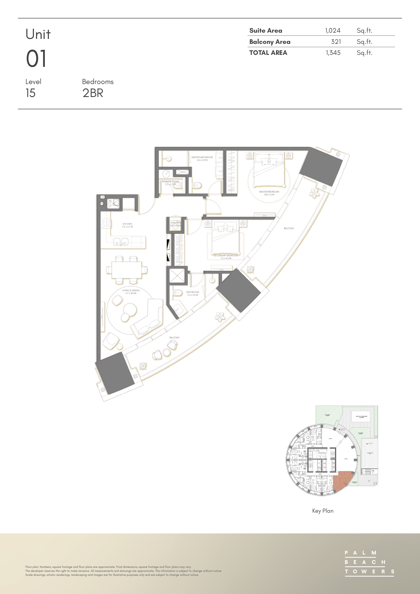Palm Beach Towers · Project sample layout